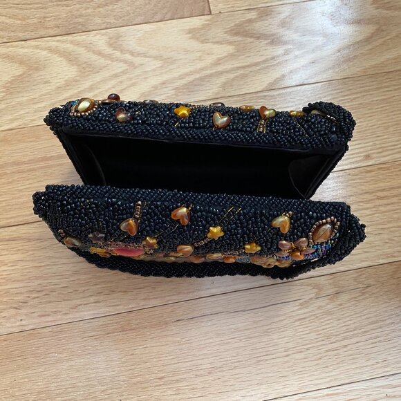 Vintage Viola Beaded Purse - Picture 3 of 4